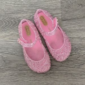 Mini Melissa Pink Campana Mary Jane Flat